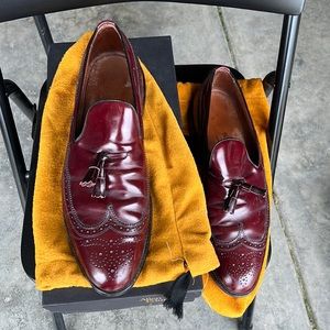 Allen Edmonds Berwich Burgundy Brown Size 12 Used
